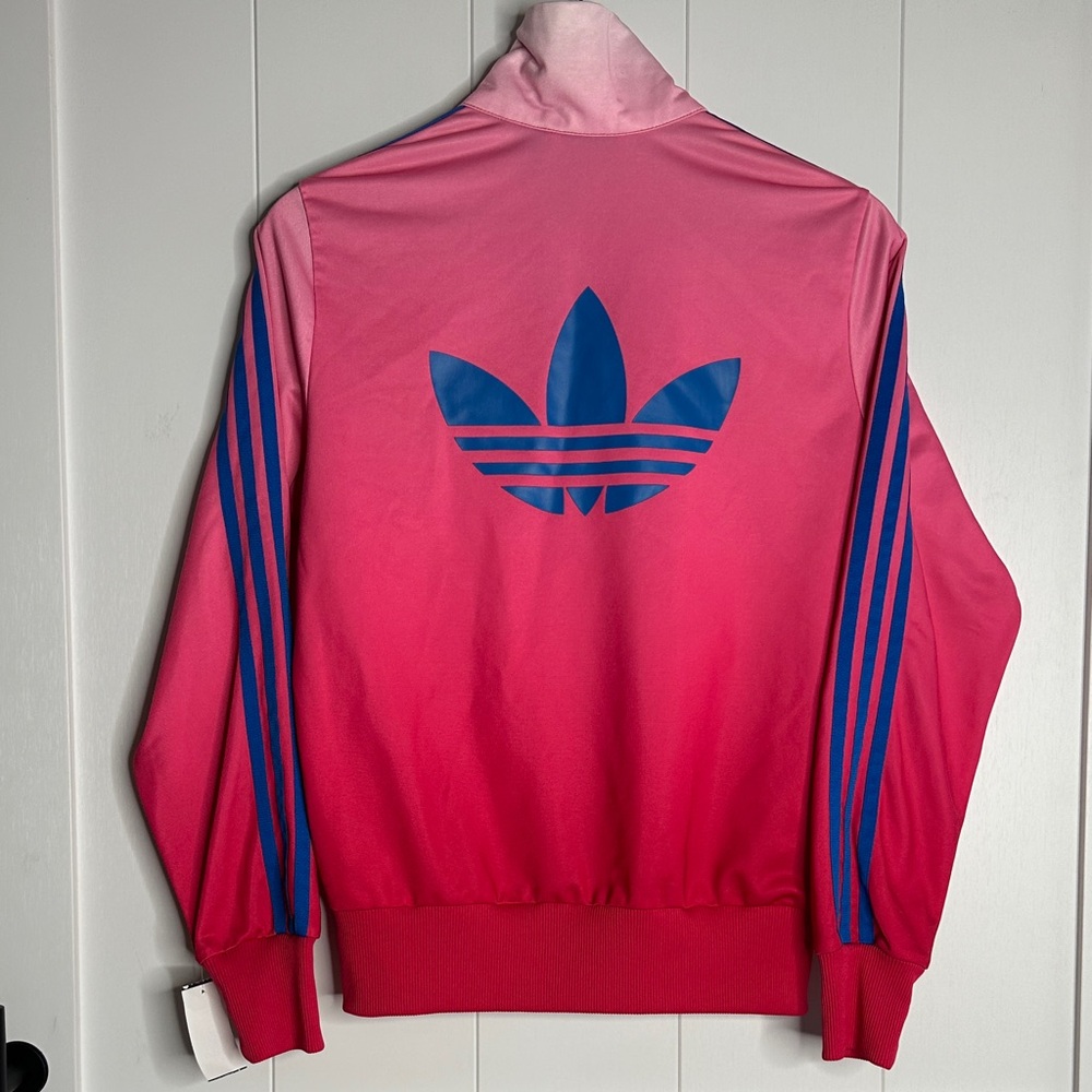 Adidas Gradient Pink and Blue Jacket - Picture 6 of 7